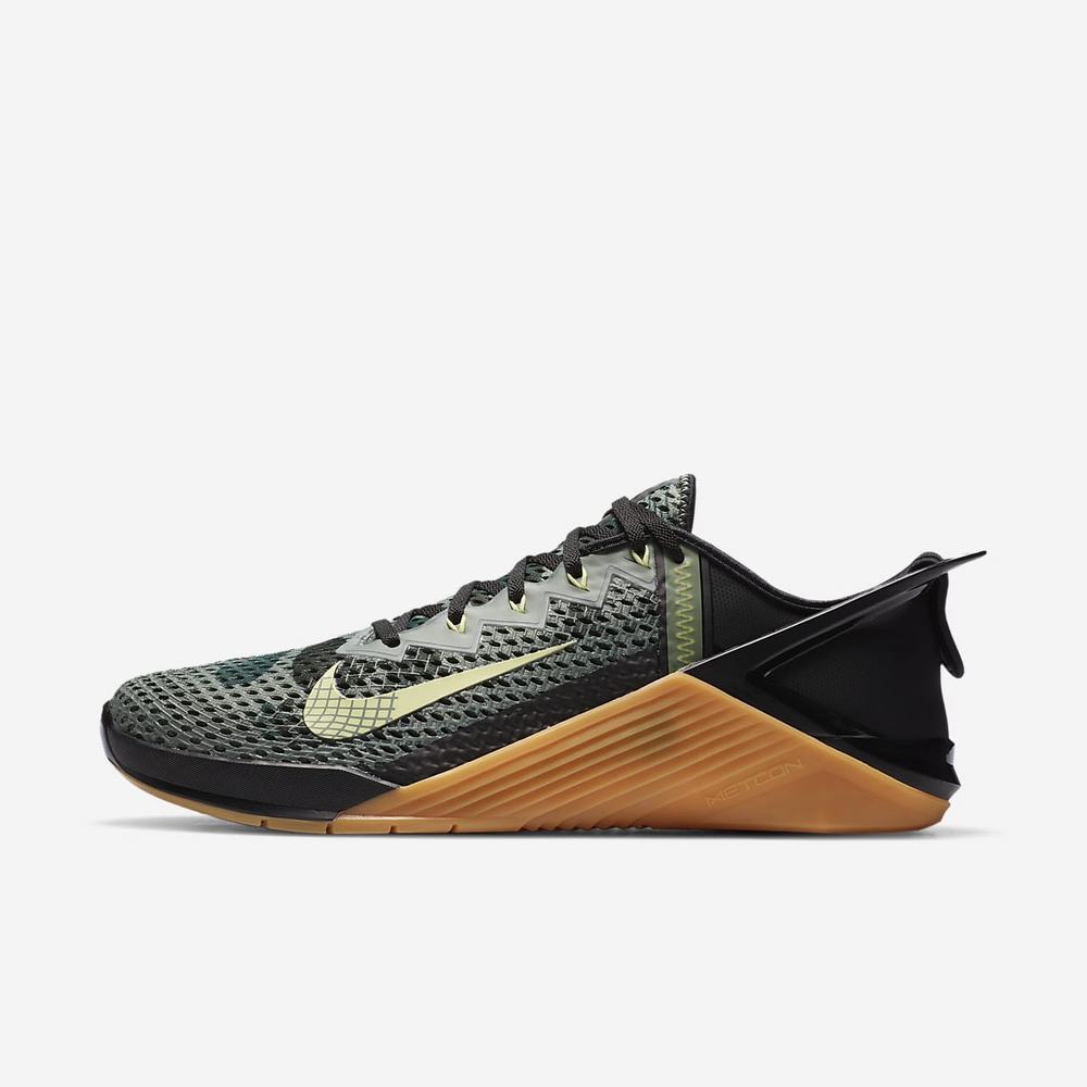 Chaussure De Crossfit Nike Metcon 6 FlyEase Noir 5612-049 Black/Gum Medium Brown/Limelight/Limelight Homme | ICC-49696698